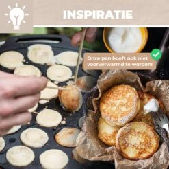 Poffertjes Casserole - Convient à Tous Les Poêles - Poffertjes Maker - Poffertjes Casserole Induction - Poffertjes Casserole électrique - Sinterklaas Presents - Noël -Cuisine Fournitures Magasin 1200x1197 9