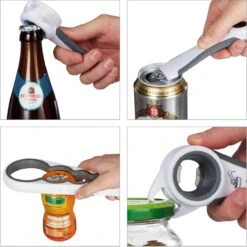 Ensemble Décapsuleur Relaxdays, 2 Pièces - Universel - Ouvre-couvercle - Ouvre-bocal - Ouvre-boîte -Cuisine Fournitures Magasin 1200x1198 30
