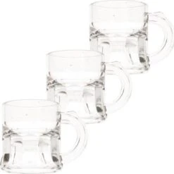 100x Verres à Liqueur / Verres à Bière Verres / Verres Avec Anse 2cl - Verres à Shot Réutilisables - Oktoberfest / Pub / Bar / Café Shot / Verres à Shot