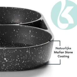 Keukenhulponline - Poêle à Omelette - Poêle à Crêpes - Poêle à Frire - Revêtement En Pierre Maifan - Convient à Toutes Les Sources De Chaleur, Y Compris L'induction - 21cm X 21cm 17 Keukenhulponline - Poêle à Omelette - Poêle à Crêpes - Poêle à Frire - Revêtement En Pierre Maifan - Convient à Toutes Les Sources De Chaleur, Y Compris L'induction - 21cm X 21cm -Cuisine Fournitures Magasin 1200x1198 9