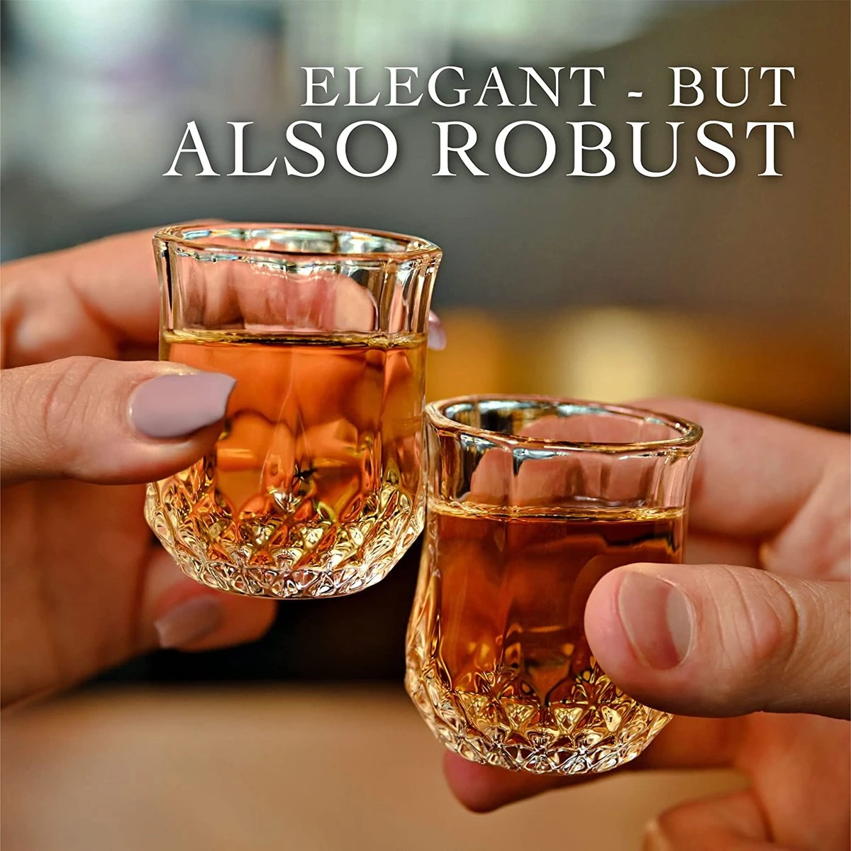 Praknu 6 Verres à Liqueur En Verre Cristal 4 Cl - Passent Au Lave-vaisselle - Stables Grâce Au Fond épais - Design Vintage élégantOuvrir La Boutique Praknu 5 Praknu 6 Verres à Liqueur En Verre Cristal 4 Cl - Passent Au Lave-vaisselle - Stables Grâce Au Fond épais - Design Vintage élégantOuvrir La Boutique Praknu – Image 5