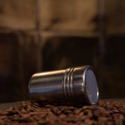 Épandeur De Poudre De Cacao VSE Avec Tamis Fin - Arrosoir - 5 X 7 Cm - Acier Inoxydable Argenté