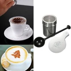 Ensemble De Cappuccino En Acier Inoxydable / épandeur De Cacao / Modèles De Café Outils Barista 13 Ensemble De Cappuccino En Acier Inoxydable / épandeur De Cacao / Modèles De Café Outils Barista -Cuisine Fournitures Magasin 1200x1200 1053