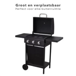 Barbecue à Gaz Cheqo® Avec Brûleurs - BQQ - 106 X 53 X H102 Cm - Mobile De Cuisine D'extérieur - 2 Tables D'appoint - Thermomètre - Métal Enduit De Poudre - 14,7 Kg - Sans Tuyau Ni Régulateur De Pression - Titre Par Défaut 8 Barbecue à Gaz Cheqo® Avec Brûleurs - BQQ - 106 X 53 X H102 Cm - Mobile De Cuisine D'extérieur - 2 Tables D'appoint - Thermomètre - Métal Enduit De Poudre - 14,7 Kg - Sans Tuyau Ni Régulateur De Pression - Titre Par Défaut -Cuisine Fournitures Magasin 1200x1200 11