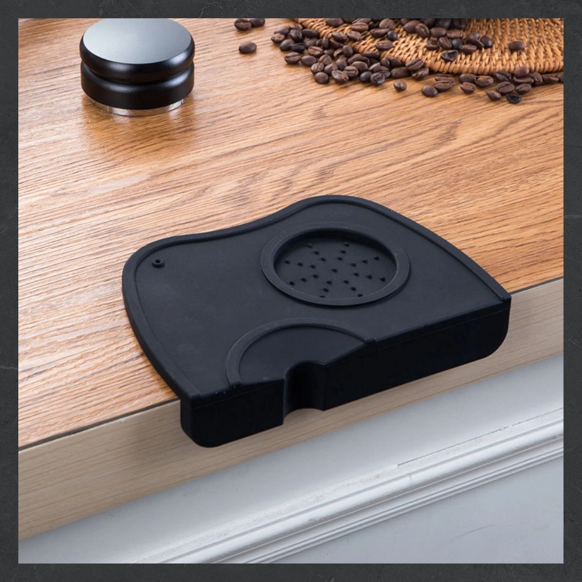 Keufens Tampermat - Tamper - Tampingmat - Station De Bourrage - Tamperstation - Tampermat Sage - Tamping - Tampermat Noir - Tampermat Avec Coin 3 Keufens Tampermat - Tamper - Tampingmat - Station De Bourrage - Tamperstation - Tampermat Sage - Tamping - Tampermat Noir - Tampermat Avec Coin – Image 3