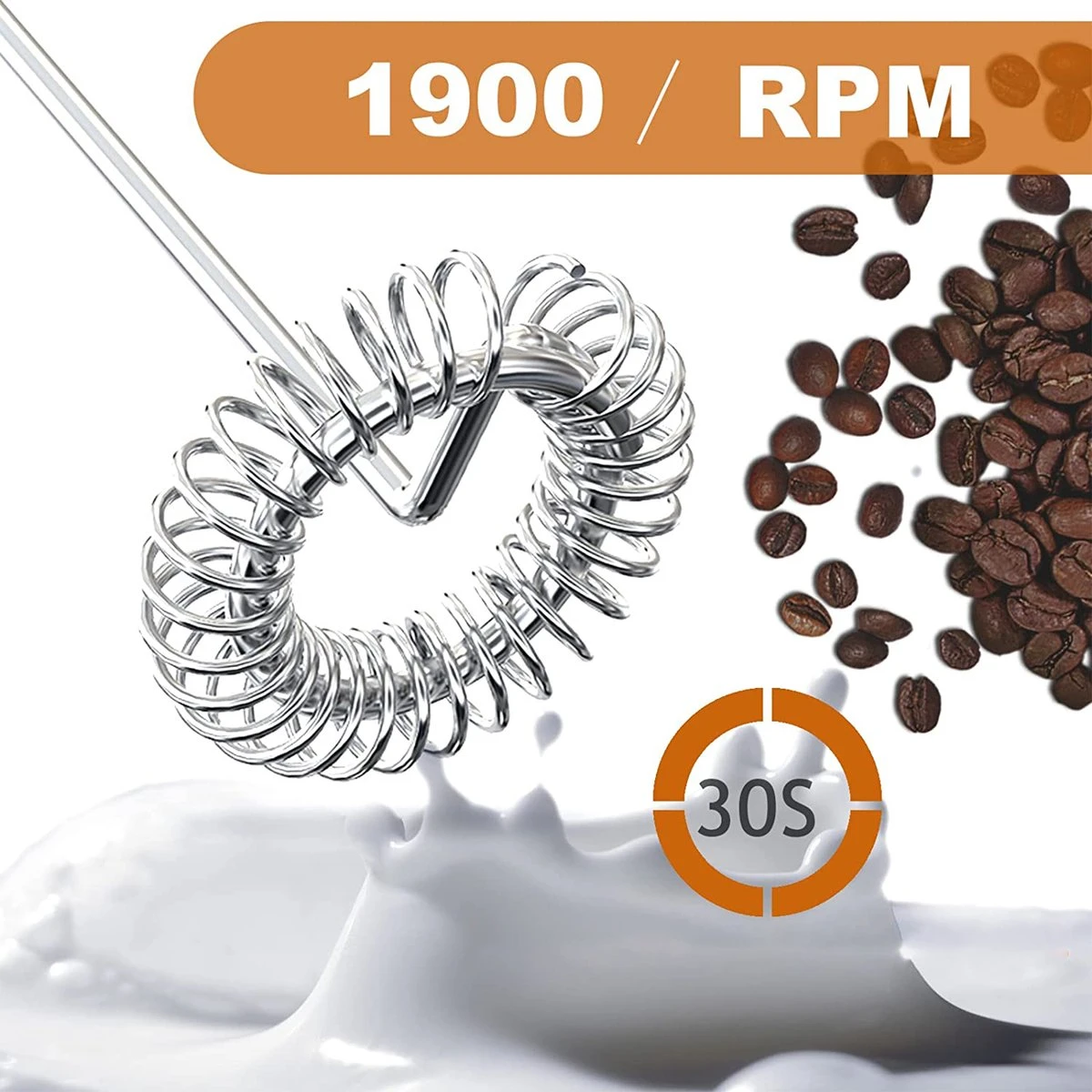 DOWO® - Mousseur à Lait électrique Coffee - Électrique - Manuel - Mousseur à Lait Manuel - Piles Incluses - Mousseur à Lait - Zwart - Acier Inoxydable - Électrique 2 DOWO® - Mousseur à Lait électrique Coffee - Électrique - Manuel - Mousseur à Lait Manuel - Piles Incluses - Mousseur à Lait - Zwart - Acier Inoxydable - Électrique – Image 2