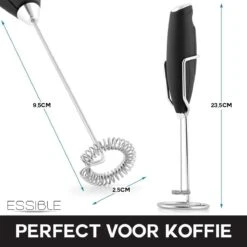 Donkersstuff - Mousseur à Lait Pour Une Mousse Perfect - Mousseur à Lait - Mousseur à Lait Manuel - Mousseur à Lait électrique -Cuisine Fournitures Magasin 1200x1200 1186