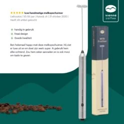 Mousseur à Lait Manuel électrique GrandLux Avec Piles - Manuel Du Mousseur à Lait - Faire De Délicieux Cappuccinos à La Maison - Acier Inoxydable -Cuisine Fournitures Magasin 1200x1200 1193