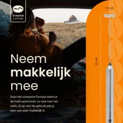 Mousseur à Lait Manuel électrique GrandLux Avec Piles - Manuel Du Mousseur à Lait - Faire De Délicieux Cappuccinos à La Maison - Acier Inoxydable -Cuisine Fournitures Magasin 1200x1200 1198