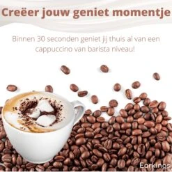 Mousseur à Lait Pour Café Perfect Moussé Au Lait - Mousseur à Lait électrique - Mousseur à Lait En Acier Inoxydable - EarKings à Lait Manuel EarKings -Cuisine Fournitures Magasin 1200x1200 1231