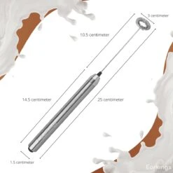 Mousseur à Lait Pour Café Perfect Moussé Au Lait - Mousseur à Lait électrique - Mousseur à Lait En Acier Inoxydable - EarKings à Lait Manuel EarKings -Cuisine Fournitures Magasin 1200x1200 1232