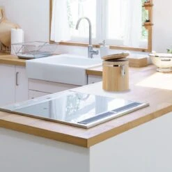 Boîte à Café Relaxdays Bambou - Boîte De Rangement - Hermétique - Fermeture à Clip - Avec Couvercle -Cuisine Fournitures Magasin 1200x1200 1257