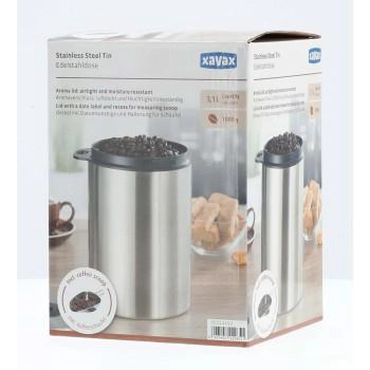 Xavax Hama 00111250 Boîte Hermétique Alimentaire Rond Vase Argent 1 Pièce(s) 2 Xavax Hama 00111250 Boîte Hermétique Alimentaire Rond Vase Argent 1 Pièce(s) – Image 2