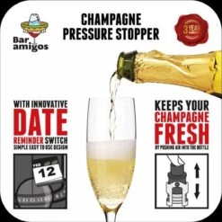 Bar Amigos Champagne Prosecco Bouchon Pressoir à Vin Pétillant - Violet 17 Bar Amigos Champagne Prosecco Bouchon Pressoir à Vin Pétillant - Violet -Cuisine Fournitures Magasin 1200x1200 1285