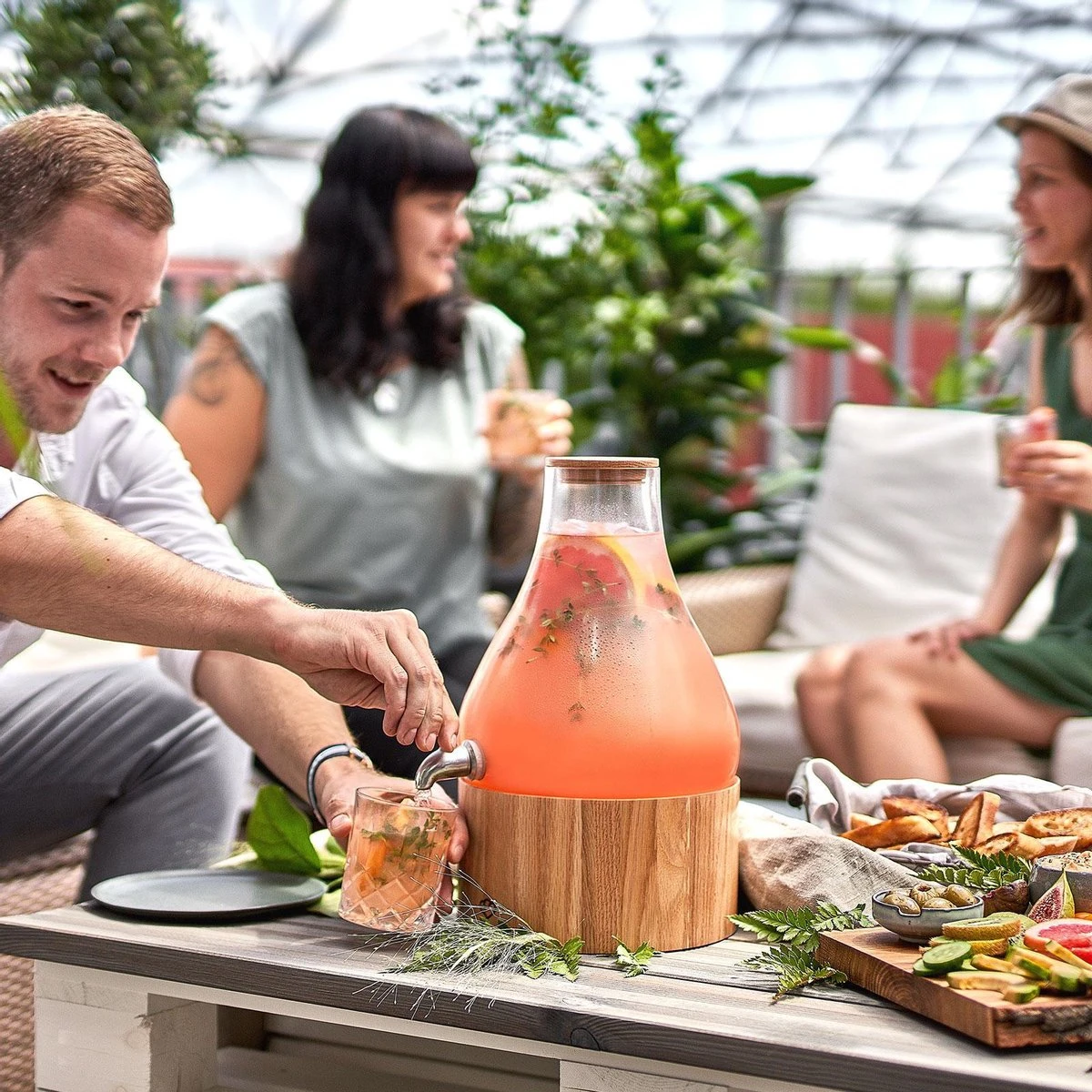 Springlane Distributeur De Boissons En Verres Avec Robinet Gloria - 5,5L - Robinet De Limonade 8 Springlane Distributeur De Boissons En Verres Avec Robinet Gloria - 5,5L - Robinet De Limonade – Image 8