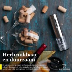 Tire-Bouchon Electrique Ouvre Vin - Ouvre Bouteille - Design Luxe - Avec Coupe-capsule - Coffret Cadeau Homme Et Femme - Jack Rackham 12 Tire-Bouchon Electrique Ouvre Vin - Ouvre Bouteille - Design Luxe - Avec Coupe-capsule - Coffret Cadeau Homme Et Femme - Jack Rackham -Cuisine Fournitures Magasin 1200x1200 1362