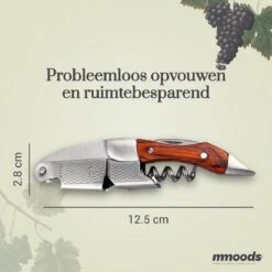 Mmoods Wine Opener - Couteau De Serveur à Rainure Fendue - Couteau Sommelier - Cadeau - Tire-bouchon à Vin 12 Mmoods Wine Opener - Couteau De Serveur à Rainure Fendue - Couteau Sommelier - Cadeau - Tire-bouchon à Vin -Cuisine Fournitures Magasin 1200x1200 1379