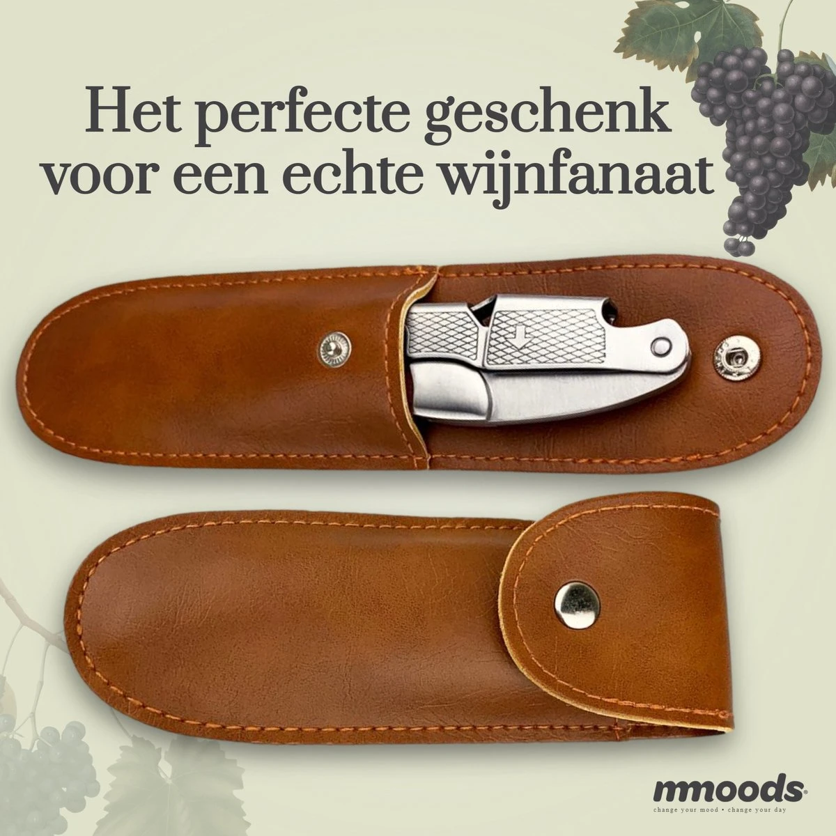 Mmoods Wine Opener - Couteau De Serveur à Rainure Fendue - Couteau Sommelier - Cadeau - Tire-bouchon à Vin 7 Mmoods Wine Opener - Couteau De Serveur à Rainure Fendue - Couteau Sommelier - Cadeau - Tire-bouchon à Vin – Image 7