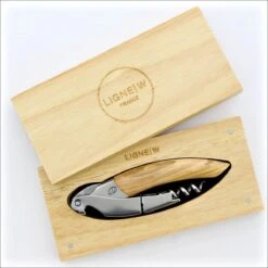 LIGNE W - ORIGINE PRESTIGE - COUTEAU SOMMELIER OUVRE BOUTEILLE DE LUXE BOIS D'OLIVIER -Cuisine Fournitures Magasin 1200x1200 1386