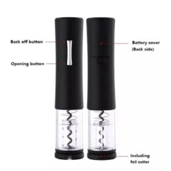 Tire-bouchon électrique - Tire-bouchon - Ouvre-bouteille électrique - Ouvre-bouteille électrique - Tire-bouchon électrique - Vin - Zwart -Cuisine Fournitures Magasin 1200x1200 1393