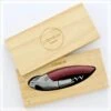 LIGNE W - ORIGINE PRESTIGE - COUTEAU SOMMELIER OUVRE BOUTEILLE DE LUXE BOIS D'AMARANTE
