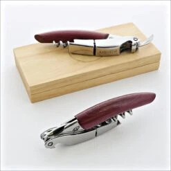 LIGNE W - ORIGINE PRESTIGE - COUTEAU SOMMELIER OUVRE BOUTEILLE DE LUXE BOIS D'AMARANTE -Cuisine Fournitures Magasin 1200x1200 1401