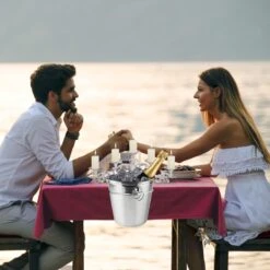 Relaxdays 10 X Support De Refroidisseur De Vin - Support De Table De Seau à Glace - Métal - Cadre De Refroidisseur De Champagne -Cuisine Fournitures Magasin 1200x1200 1405