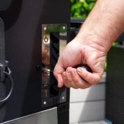 BBQ Grill XXL Fumoir Fumoir - Barbecue à Charbon De Bois De Jardin - Y Compris Housse De Pluie Brosse Métallique Espace De Rangement Pliable -Cuisine Fournitures Magasin 1200x1200 144