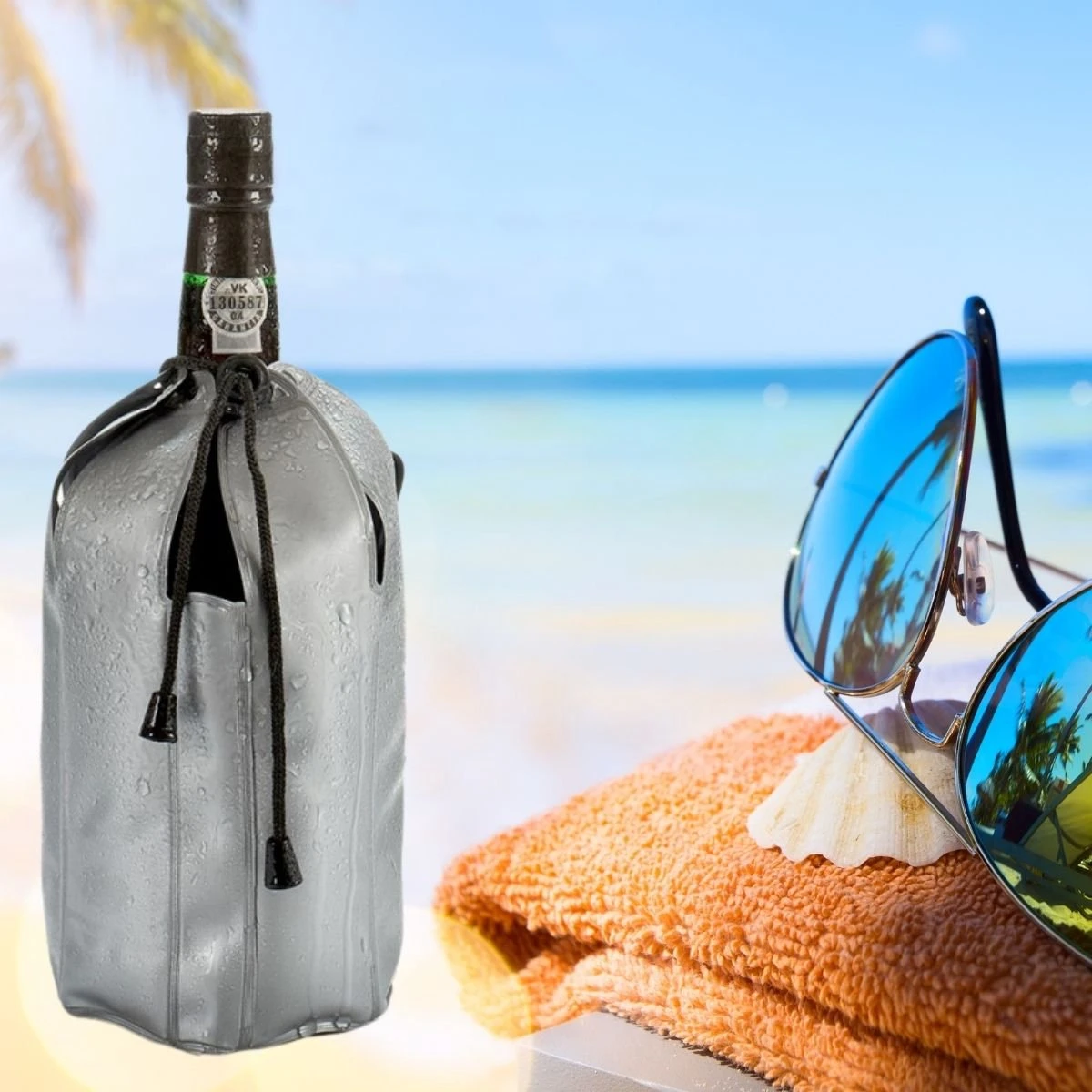 Seau à Vin - Seau à Champagne - Seau à Bouteille - Seau à Bouteille Gris Argent 2 Seau à Vin - Seau à Champagne - Seau à Bouteille - Seau à Bouteille Gris Argent – Image 2