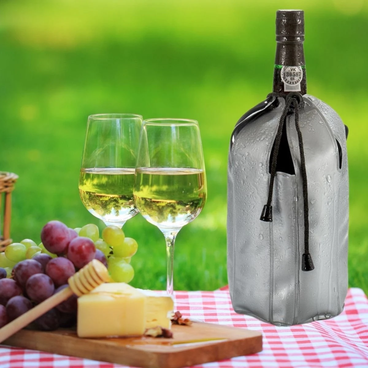 Seau à Vin - Seau à Champagne - Seau à Bouteille - Seau à Bouteille Gris Argent 4 Seau à Vin - Seau à Champagne - Seau à Bouteille - Seau à Bouteille Gris Argent – Image 4