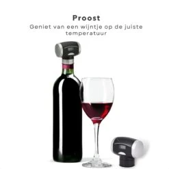 Cheqo® Bouchon à Vin Sous Vide électrique Avec Thermomètre - Pompe à Vide à Vin - Bouchon à Vin - Thermomètre à Vin - Pompe à Vin 8 Cheqo® Bouchon à Vin Sous Vide électrique Avec Thermomètre - Pompe à Vide à Vin - Bouchon à Vin - Thermomètre à Vin - Pompe à Vin -Cuisine Fournitures Magasin 1200x1200 1464