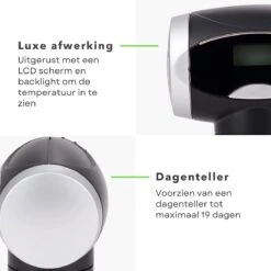 Cheqo® Bouchon à Vin Sous Vide électrique Avec Thermomètre - Pompe à Vide à Vin - Bouchon à Vin - Thermomètre à Vin - Pompe à Vin 10 Cheqo® Bouchon à Vin Sous Vide électrique Avec Thermomètre - Pompe à Vide à Vin - Bouchon à Vin - Thermomètre à Vin - Pompe à Vin -Cuisine Fournitures Magasin 1200x1200 1466