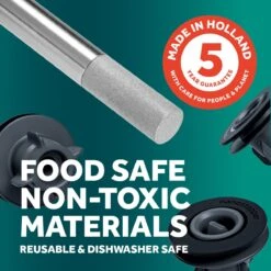 Airtender Vin Aerator And Vacuum Set - Pompe à Vin - Aspirateur De Conservation Des Aliments - - Décanteur à Vin - Acier Inoxydable - Coffret Cadeau -Cuisine Fournitures Magasin 1200x1200 1479