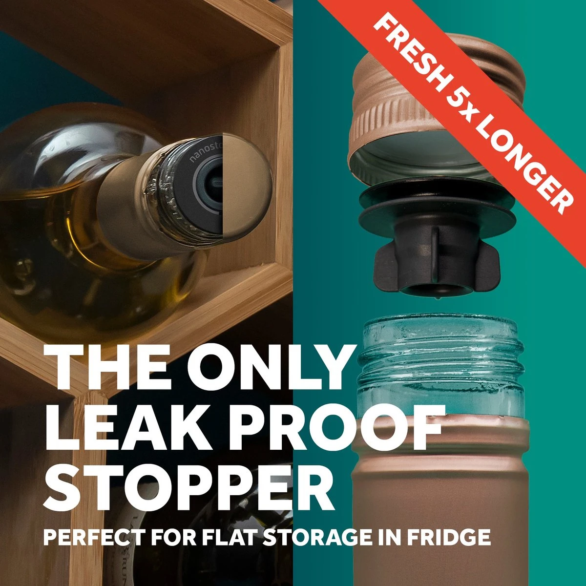 Ensemble Sous Vide Airtender Pour Bocaux Et Bouteilles - étanche - Stockage Des Aliments - Récipient Sous Vide - Bouchon à Vin - Pot De Conserve - Boîte Cadeau 5 Ensemble Sous Vide Airtender Pour Bocaux Et Bouteilles - étanche - Stockage Des Aliments - Récipient Sous Vide - Bouchon à Vin - Pot De Conserve - Boîte Cadeau – Image 5