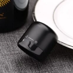 Bouchon à Vin Sous Vide Et Bouchon à Champagne - Bouchon De Bouteille - Réutilisable - Zwart