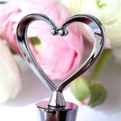 Bouchon De Vin En Acier Inoxydable En Forme De Coeur élégant - Bouchon De Bouteille / Bouchon De Vin Pour Vin - Bouchon De Bouteille De Vin -Cuisine Fournitures Magasin 1200x1200 1528