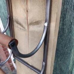 Casier à Vin Industriel Métal Bois 4 Bouteilles Fixation Murale Noir -Cuisine Fournitures Magasin 1200x1200 1570