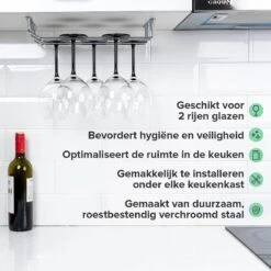 Support De Verre à Vin Copa 2 Rails - Largeur 34,4 Cm - Métal Chromé - Casier à Verre 11 Support De Verre à Vin Copa 2 Rails - Largeur 34,4 Cm - Métal Chromé - Casier à Verre -Cuisine Fournitures Magasin 1200x1200 1586