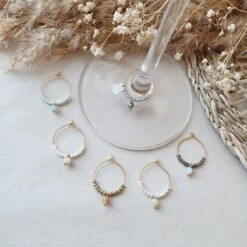 Reconnaître Son Verre à Vin - Marqueur De Verre - Anneaux De Verre à Vin - Pierre Natural - Marqueur De Verre à Vin -Cuisine Fournitures Magasin 1200x1200 1602