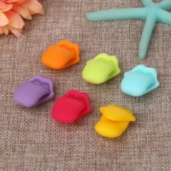 6 Pièces Mignon Marqueur En Verre Tong Multicolore - Silicone - étiquette En Verre - Fête 17 6 Pièces Mignon Marqueur En Verre Tong Multicolore - Silicone - étiquette En Verre - Fête -Cuisine Fournitures Magasin 1200x1200 1621