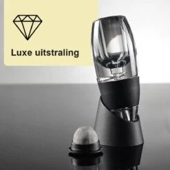 Lynnz à Vin De Luxe Lynnz ® + Passoire Et Standard | Carafe à Vin - Carafe à Vin - Aérateur à Vin - Cadeau - Accessoires Pour Le Vin - Coffret Cadeau -Cuisine Fournitures Magasin 1200x1200 1645