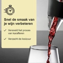 Lynnz à Vin De Luxe Lynnz ® + Passoire Et Standard | Carafe à Vin - Carafe à Vin - Aérateur à Vin - Cadeau - Accessoires Pour Le Vin - Coffret Cadeau -Cuisine Fournitures Magasin 1200x1200 1646