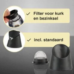 Lynnz à Vin De Luxe Lynnz ® + Passoire Et Standard | Carafe à Vin - Carafe à Vin - Aérateur à Vin - Cadeau - Accessoires Pour Le Vin - Coffret Cadeau -Cuisine Fournitures Magasin 1200x1200 1647