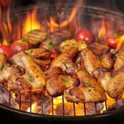 AG Mini Barbecue Ø 35cm - Barbecues à Charbon - Barbecue Kogelbarbecue - Klein Et Léger - Compact - Inox - 4-6 Personnes-Barbecue Rond - Incl. Couvercle - Barbecue Passe Partout -Grille De Ventilation Pour La Régulation De L'oxygène - Zwart -Cuisine Fournitures Magasin 1200x1200 168