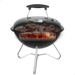 AG Mini Barbecue Ø 35cm - Barbecues à Charbon - Barbecue Kogelbarbecue - Klein Et Léger - Compact - Inox - 4-6 Personnes-Barbecue Rond - Incl. Couvercle - Barbecue Passe Partout -Grille De Ventilation Pour La Régulation De L'oxygène - Zwart -Cuisine Fournitures Magasin 1200x1200 173