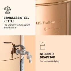 Bouilloire Mundschenk, Installation De Brassage De Bière, 2500 Watts, 30 L, 9 Programmes -Cuisine Fournitures Magasin 1200x1200 1739