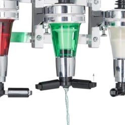 Relaxdays - Bar Majordome 4 Bouteilles - Distributeur De Boissons - Porte-bouteille Shot 3 Cl -Cuisine Fournitures Magasin 1200x1200 1747