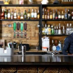 Relaxdays - Bar Majordome 4 Bouteilles - Distributeur De Boissons - Porte-bouteille Shot 3 Cl -Cuisine Fournitures Magasin 1200x1200 1748