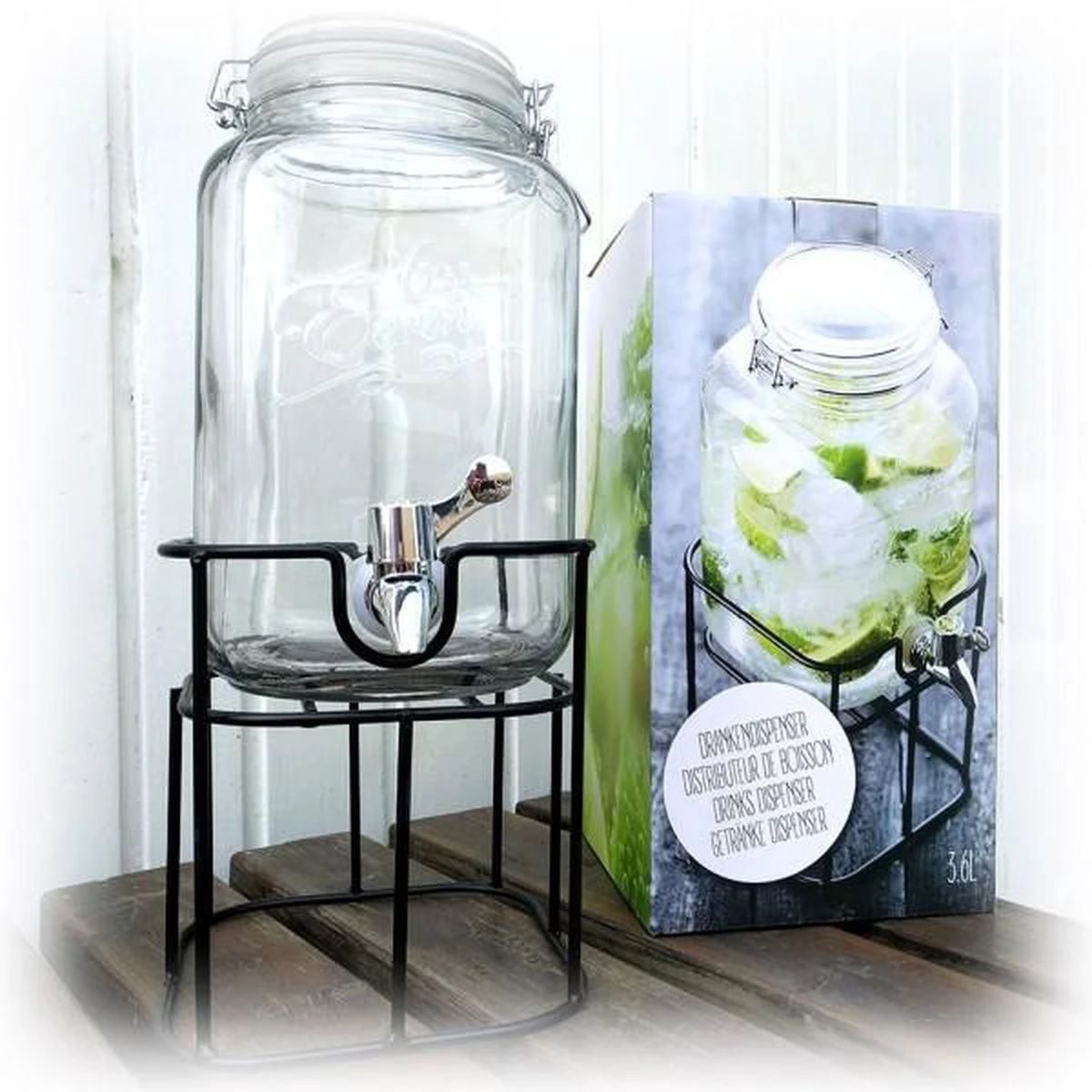 Serengeti Distributeur De Boissons Point-Virgule - 3,6 L - Avec Support Métallique 6 Serengeti Distributeur De Boissons Point-Virgule - 3,6 L - Avec Support Métallique – Image 6