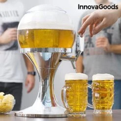 Innovagoods Spherical COOLING BEER DISPENSER - Distributeur De Bières - Robinet De Bière - Distributeur De Boisson - Robinet De Table - Robinet De Bière